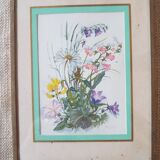 Pair of frames botanical board