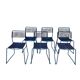 Set of 6 Melker "spaghetti" chairs by Lisa Norinder for Ikea 1990