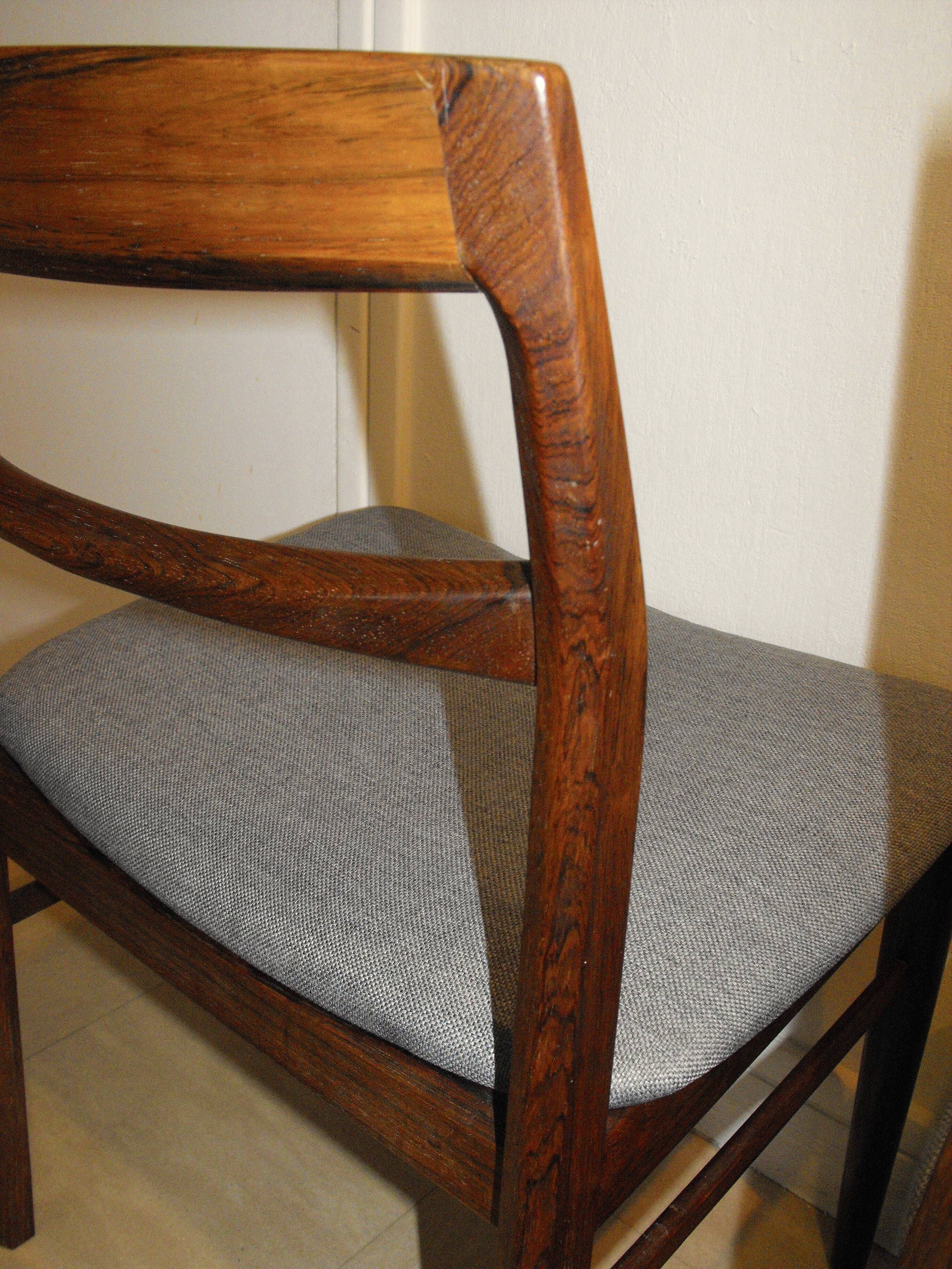 Pair of Scandinavian chairs by Henning Kjaernulf