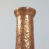 Anthroposophical hand hammered metal vase