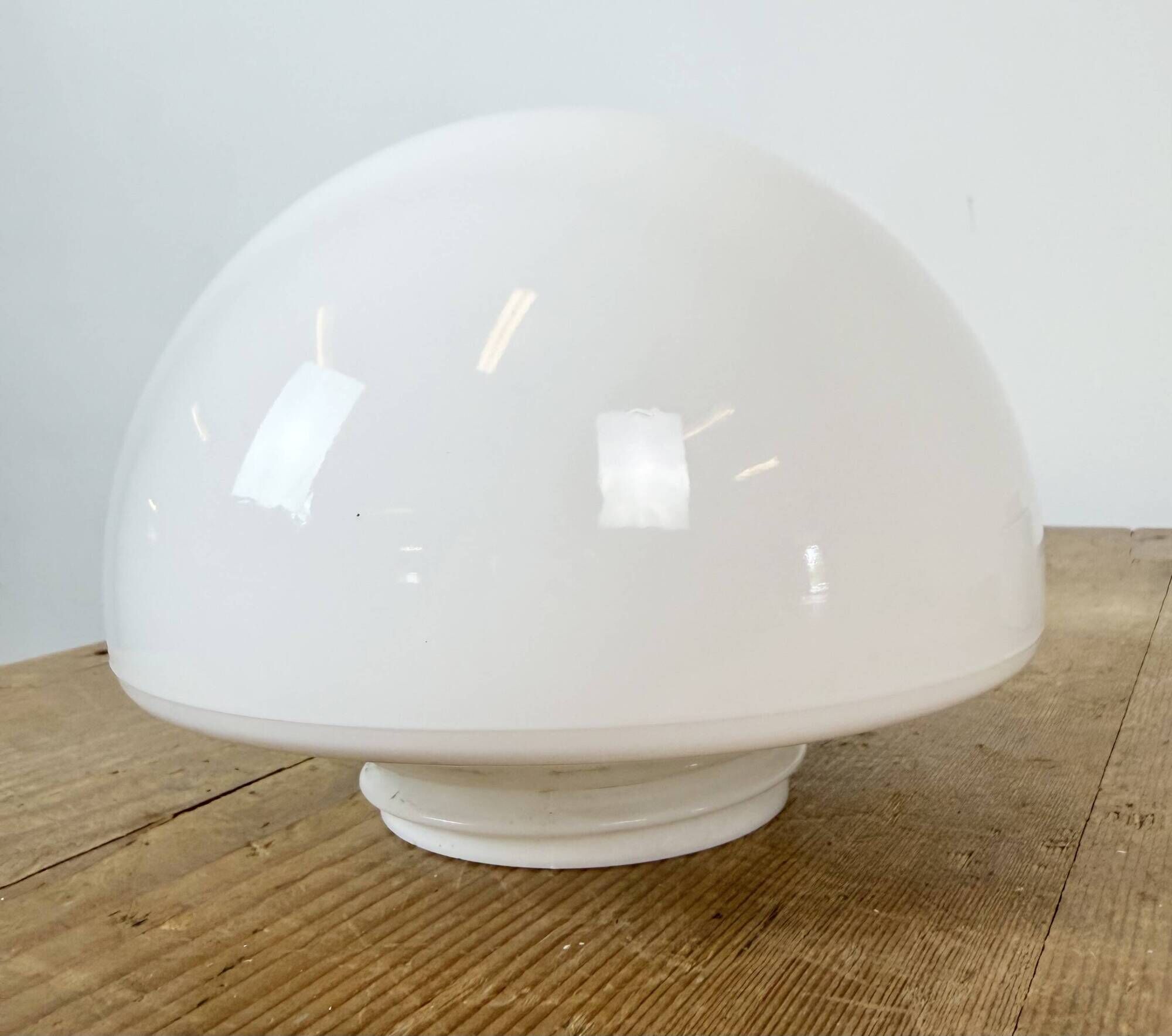 Vintage White Porcelain Ceiling Light, 1970s