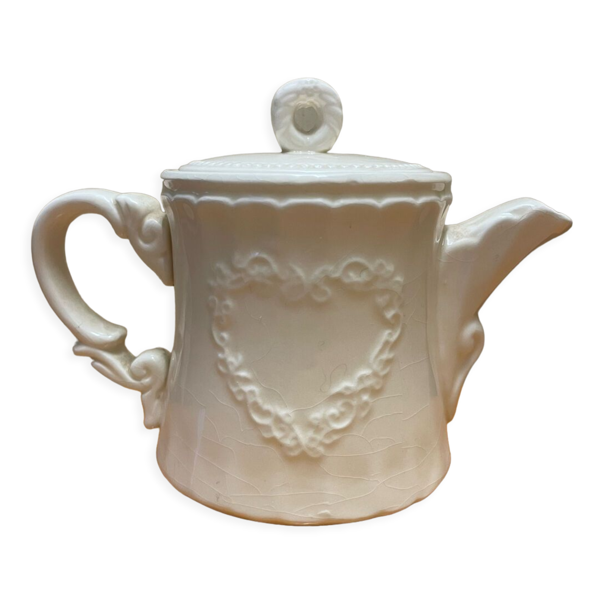 Antique porcelain teapot