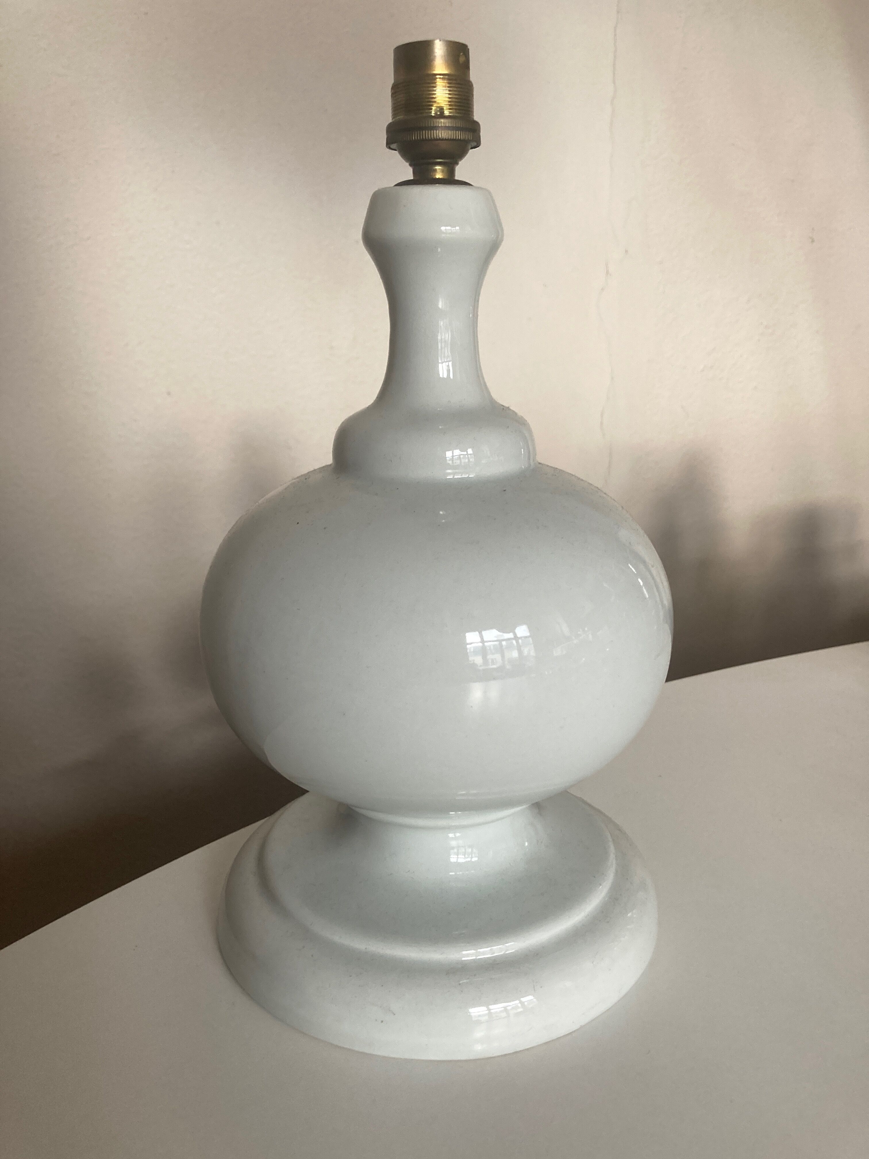 Baluster lamp ceramic italian design 1960