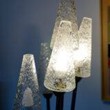 Floor lamp with tablet and 5 branches from the 50's