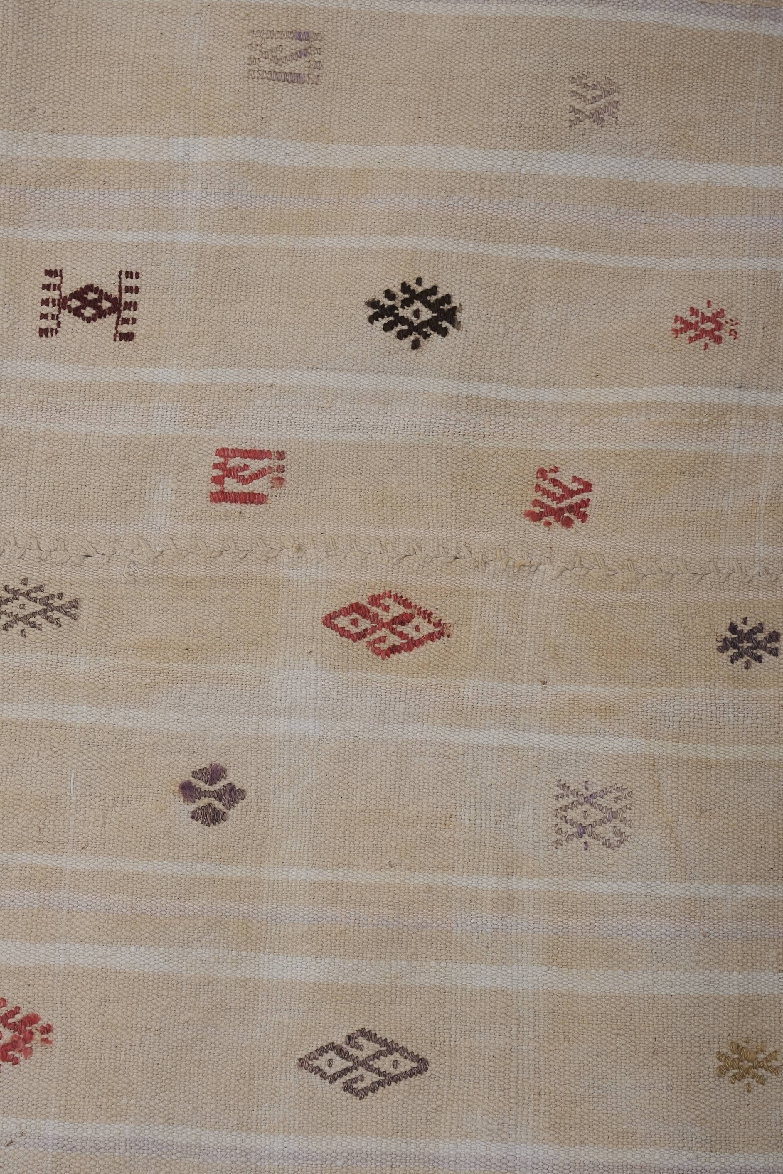 Vintage Turkish Oushak Handwoven Rug 156x212 cm