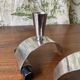 Pair of Brutalist Design Candlesticks – 1950s