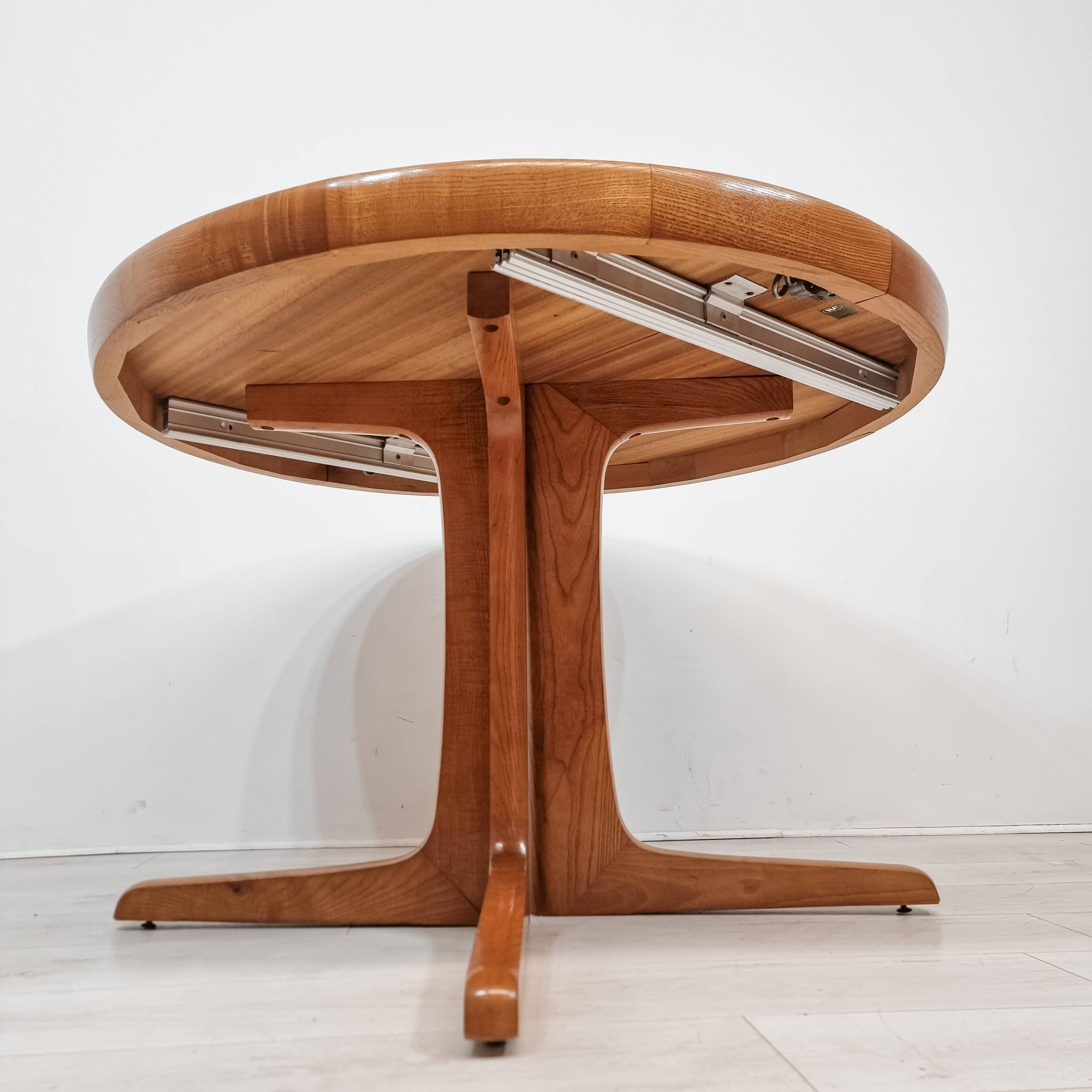 Baumann solid elm dining table