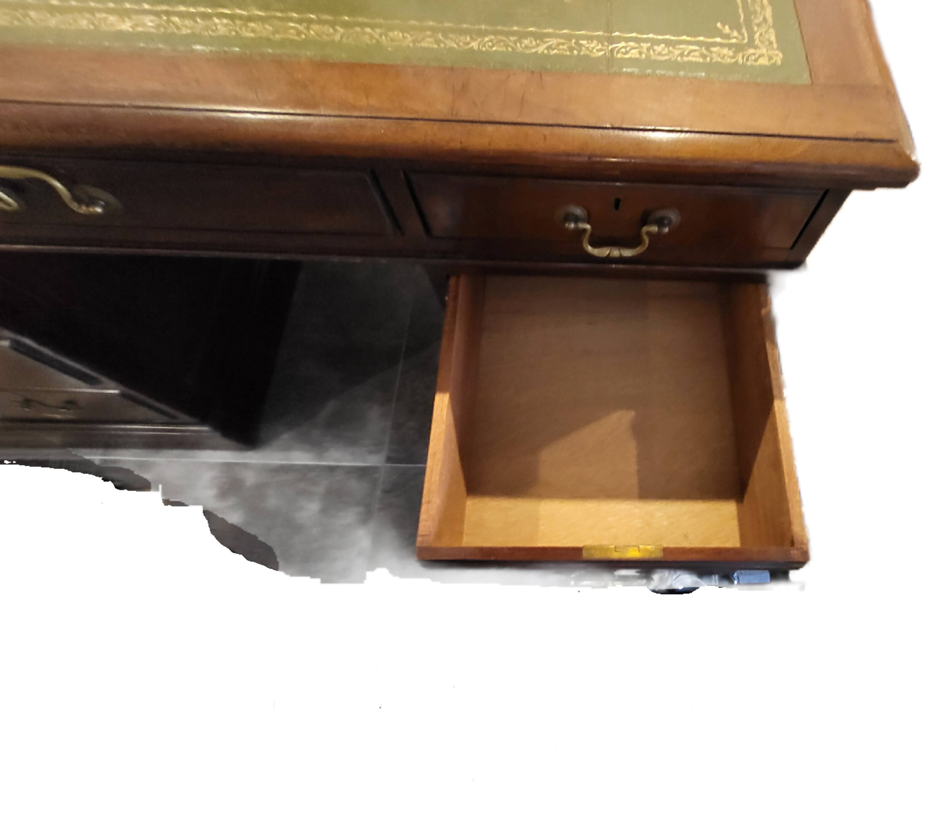 Bureau Anglais "Pedestral  Desk" Époque  Victorienne
