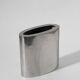 Polished Aluminum Square Flat Vase