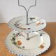 Porcelain server or display stand stamped Parrott & Company, Made in England, n° 478
