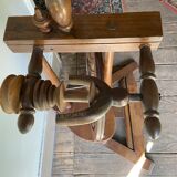 Wooden spinning wheel