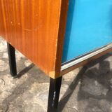 Sideboard with sliding glass doors