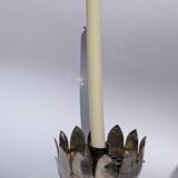 Vintage flower spike lotus candle holder