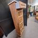 Wooden workshop cabinet with flaps