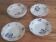Set of 8 deep plates K and G Lunéville model "Evreux"