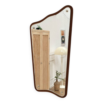 Miroir scandinave en teck