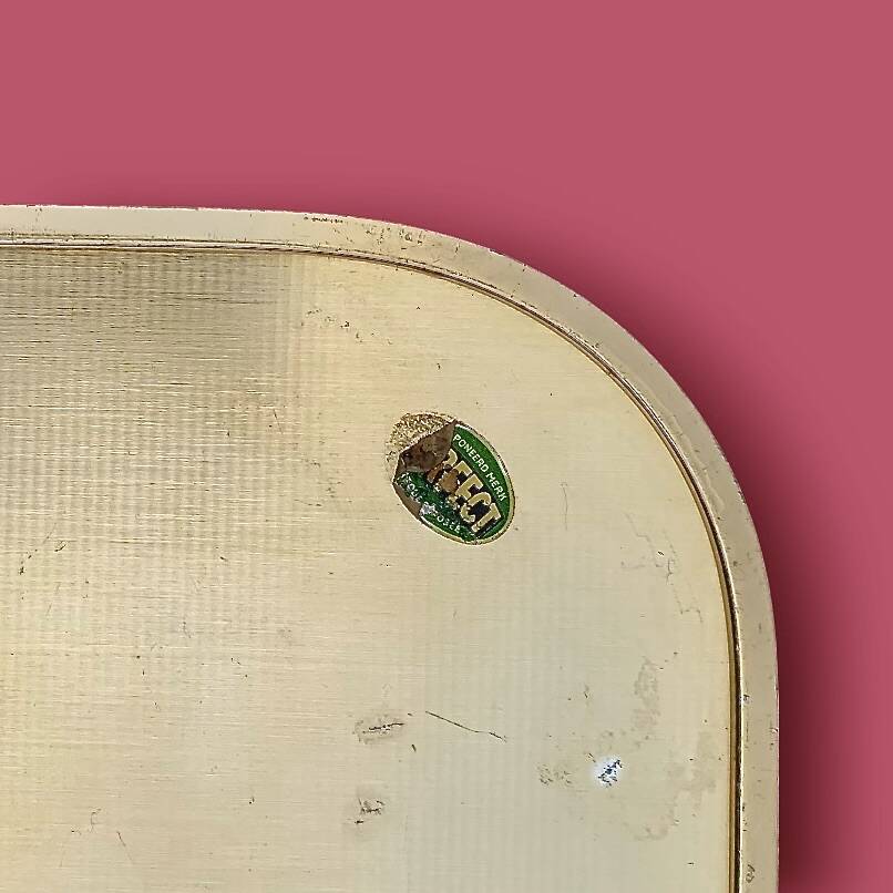 Modernist tray in gold anodized aluminum – Perfect