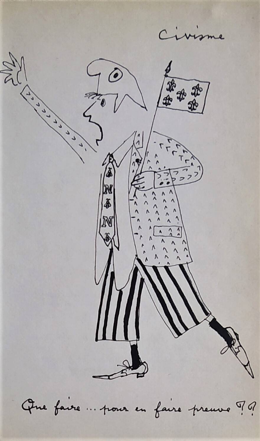 Daninos illustration from 1962 “civism”