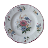 Earthenware compotier dish Digoin Sarreguemines model Agreste