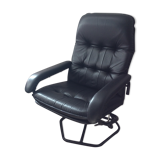 Unico relax armchair in leather from the 70s Made in Denmark