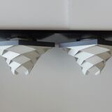 Plafonnier danois par Preben Dahl pour Hans Følsgaard Elektro, années 1960