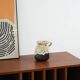 Ceramic vase with a handle, Danish design, 1960s, made in Denmark