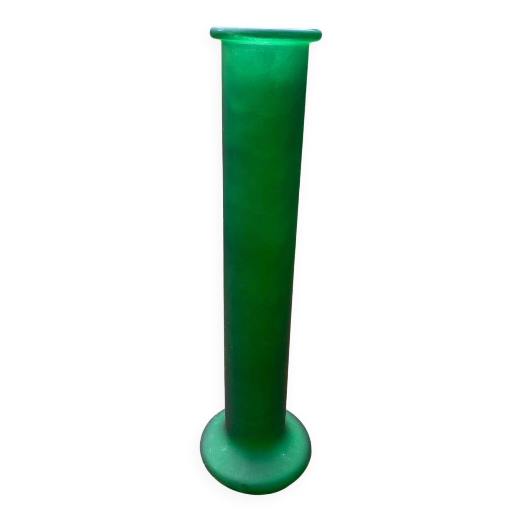 luminous glass vase