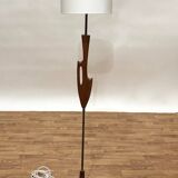 Scandinavian teak floor lamp