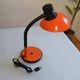 Vintage Aluminor France orange lamp from the 70s 1970