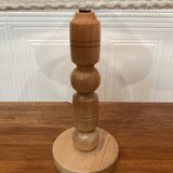 Solid wood lamp Scandinavian design 1960.