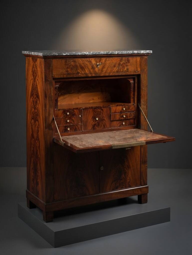 Superbe secrétaire d'époque Louis-Philippe / Empire