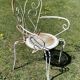 Fauteuil de jardin fer forgé vintage 1950