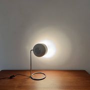 1 of 2 Adjustable Space Age Spot Table Lamps by Arnold Berges for Staff