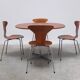 'Super-Circulaire' table in teak by Piet Hein and Bruno Mathsson for Fritz Hansen, 1974