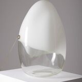 Paire de lampes nessa en verre de murano, gino vistosi, 1970s