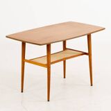 Table basse scandinave en teck à double plateau, années 1950/60