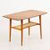 Table basse scandinave en teck à double plateau, années 1950/60