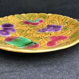 Dish in Sarreguemines slip