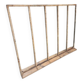 Industrial glass frame mirror