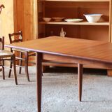 Johannes Andersen, table en teck et palissandre