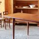 Johannes Andersen, table en teck et palissandre