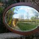 Beveled oval mirror 83x52cm