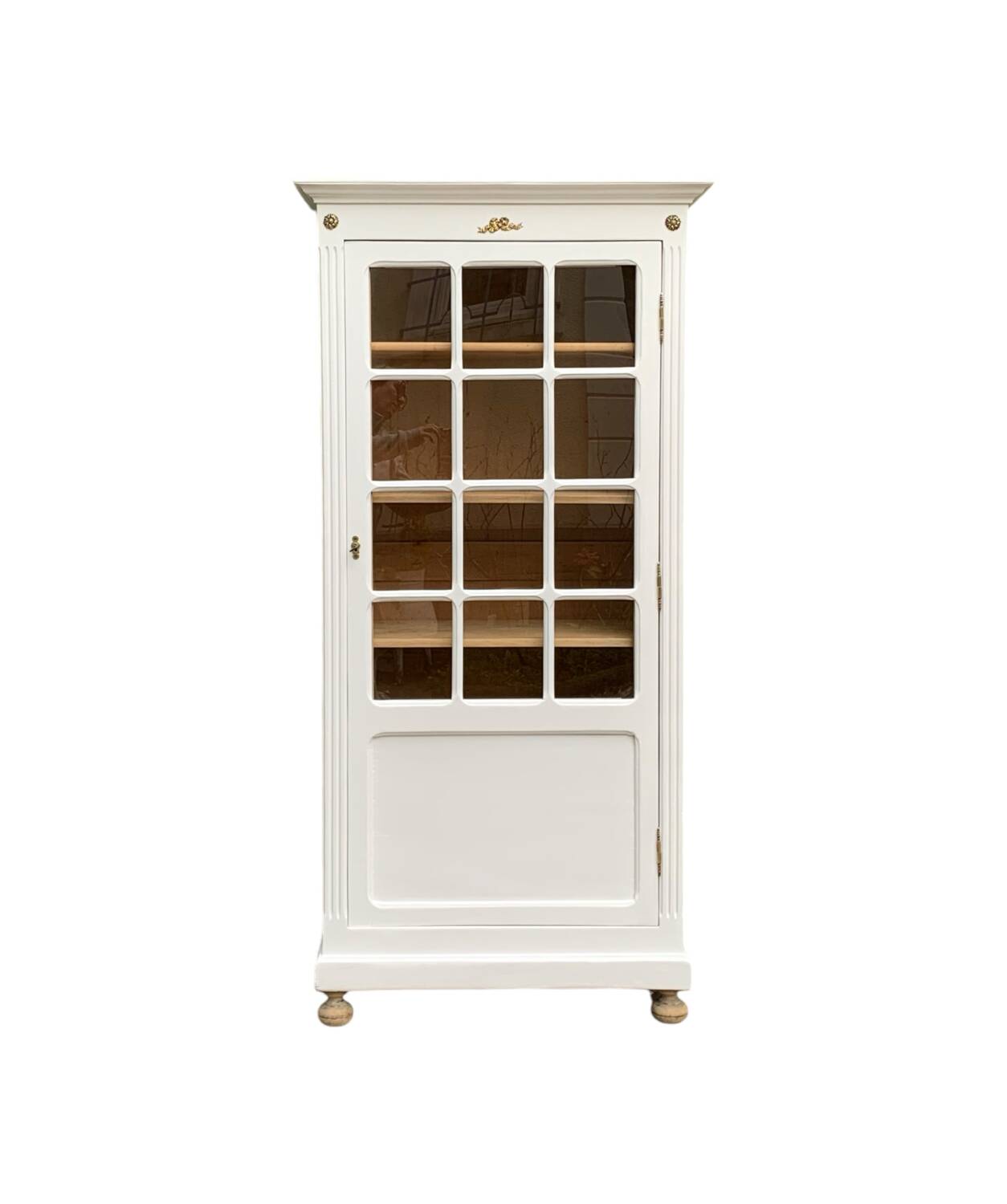 Antique Parisian glass cabinet H150