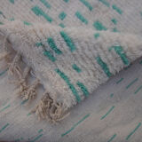 Moroccan beni ourain vintage carpet 260 x 152 cm