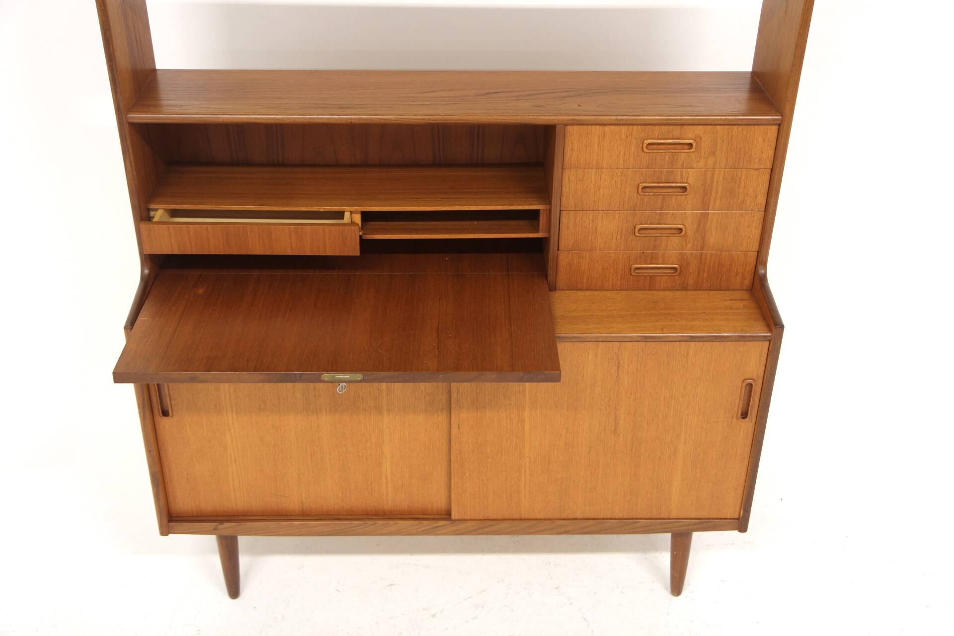 Scandinavian teak secretary, Sweden, 1960