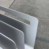 Minimalist aluminium magazine rack by Norman Foster for Helit, Germany, 1990s.