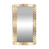 Mirror with crystal glass decorated frame, 1960s, back light, height 95 cm