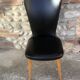 Chaise skaï noire