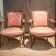 Pair of Louis XVI style armchairs
