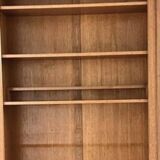 Large wooden library, large dressing room